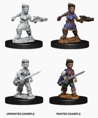 Female Halfling Rogue - 73695 - Pathfinder Battles Deep Cuts Unpainted Minis